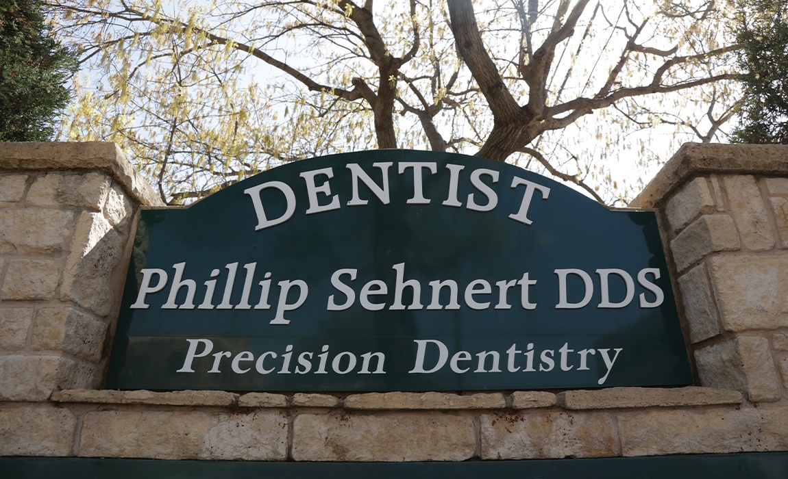 Senhert Precision Dentistry dental office sign
