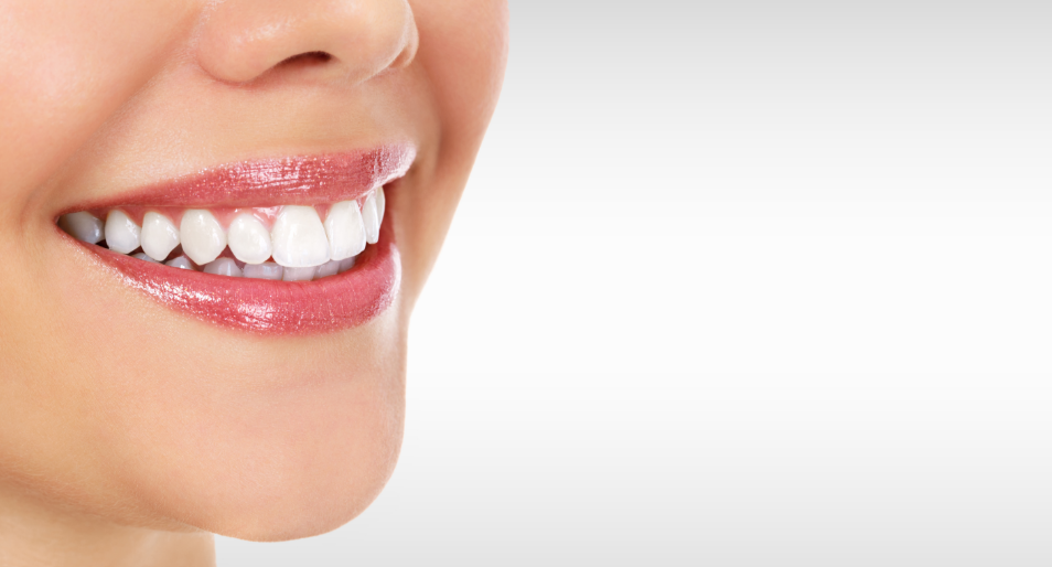 Close up of a woman's smile